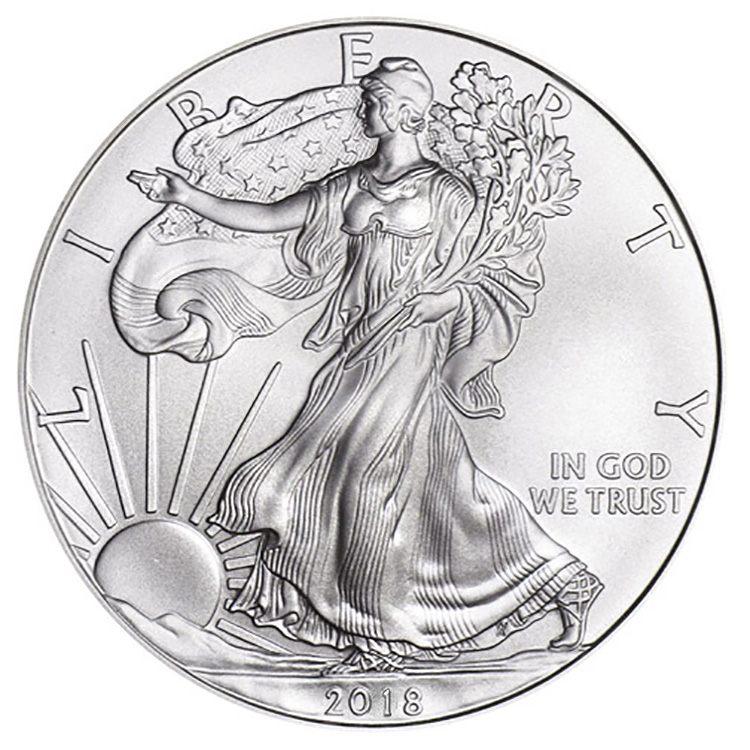 Silver American Eagle Coin 2018 - 1 oz